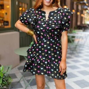 Buddy Love Norma hearts black dress